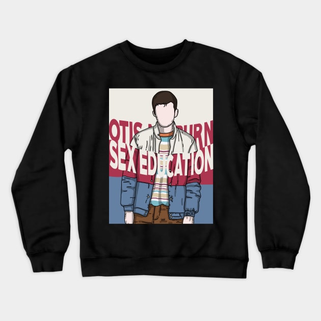 Otis Milburn Sex Education Crewneck Sweatshirt by Luna Illustration